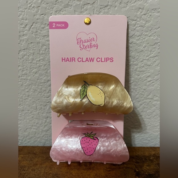 Fraiser Sterling Pink and Gold Claw Clips🍓🍋 - Picture 5 of 6